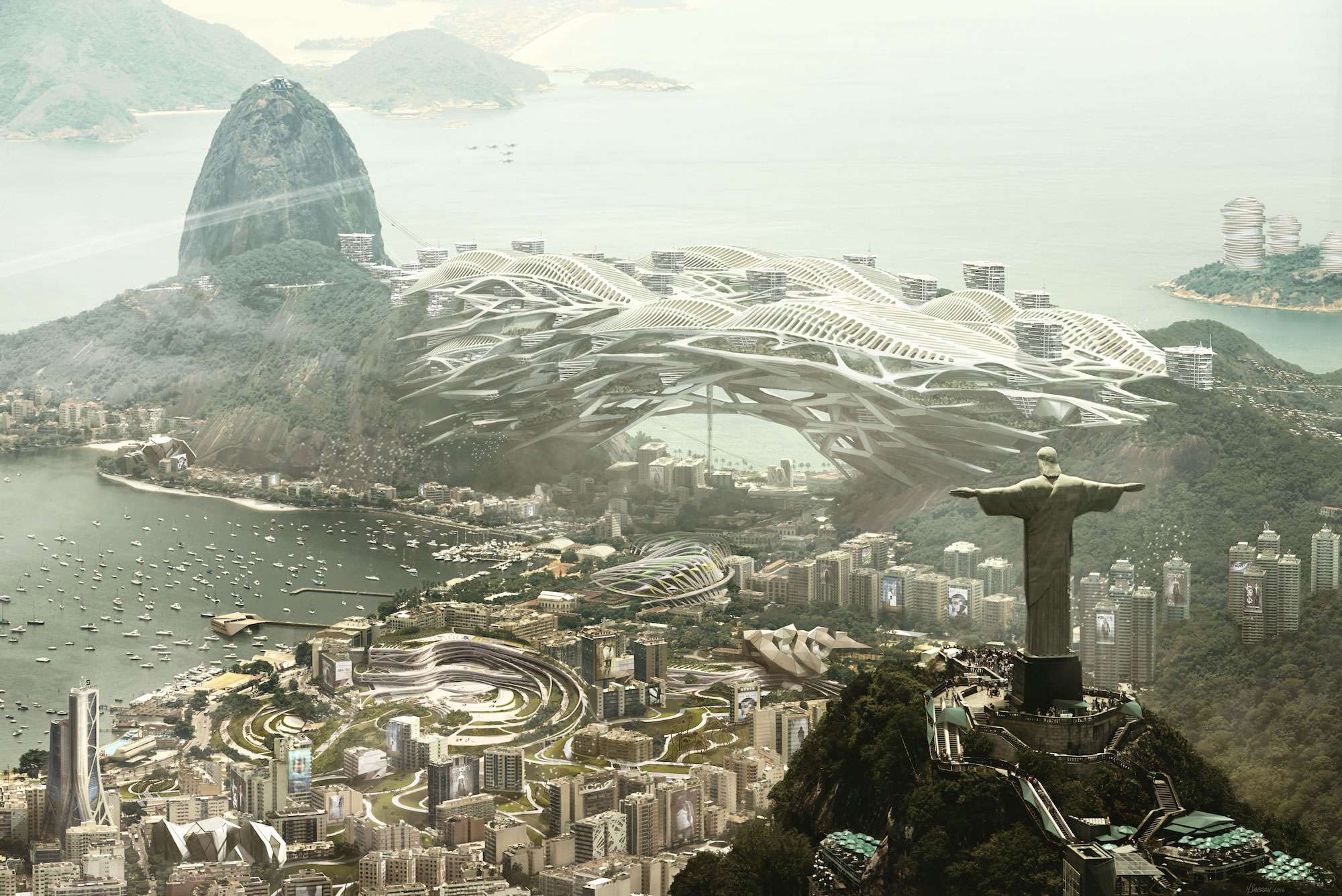 Concept art Deus Ex: Cities 2029