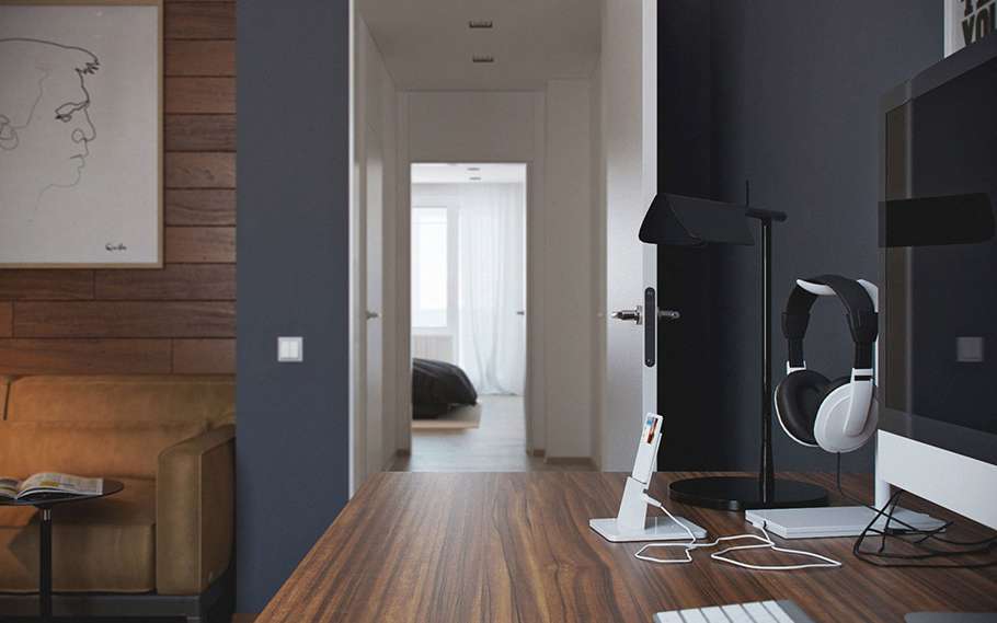 Дизайн інтерєру 3-х кімнатної квартири від Nordes