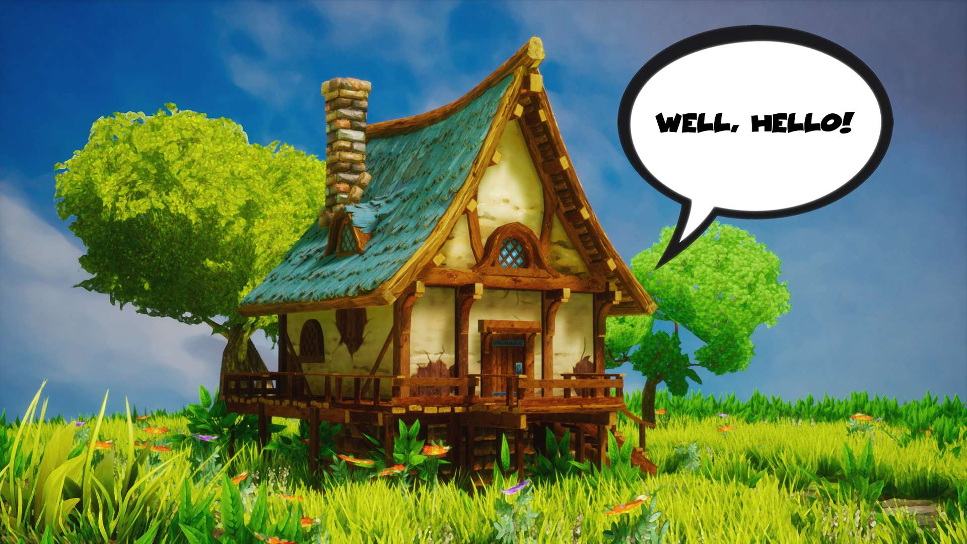 Стилізоване оточення в Unreal Engine 4