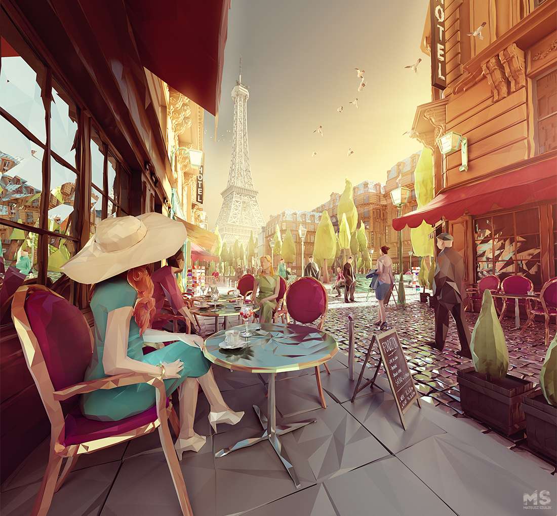 Low poly world