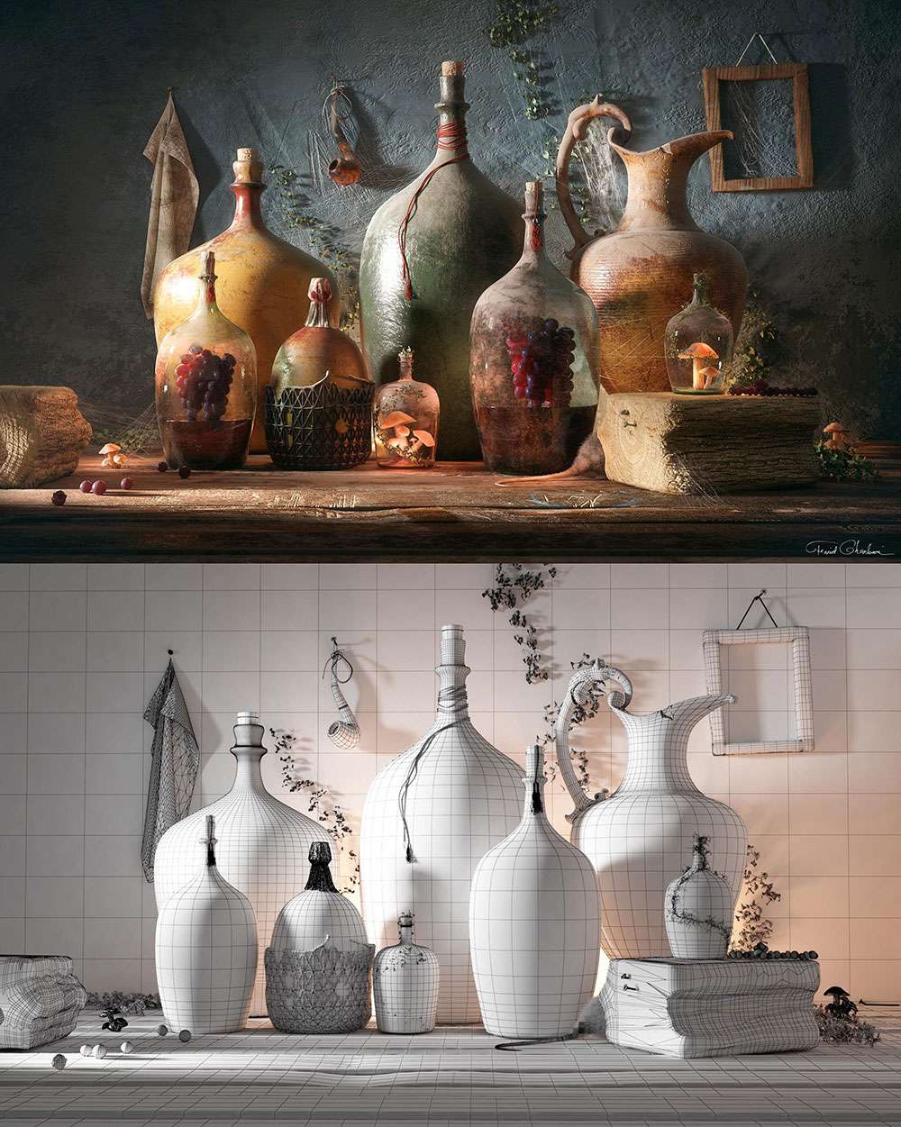 Making of «Bottles of Life»