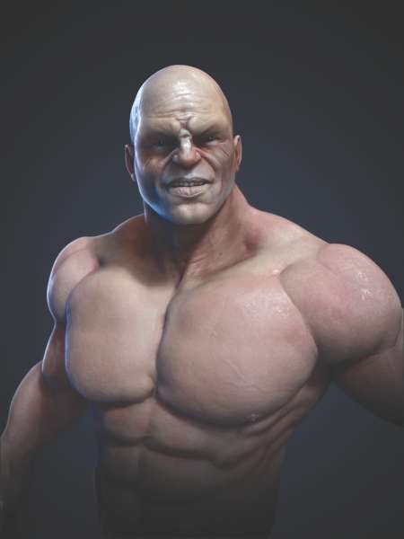 Рендер шкіри в ZBrush