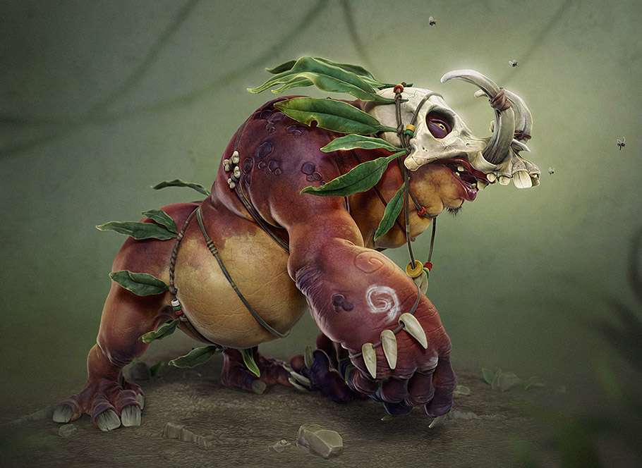 Як створити чотириногого монстра в ZBrush
