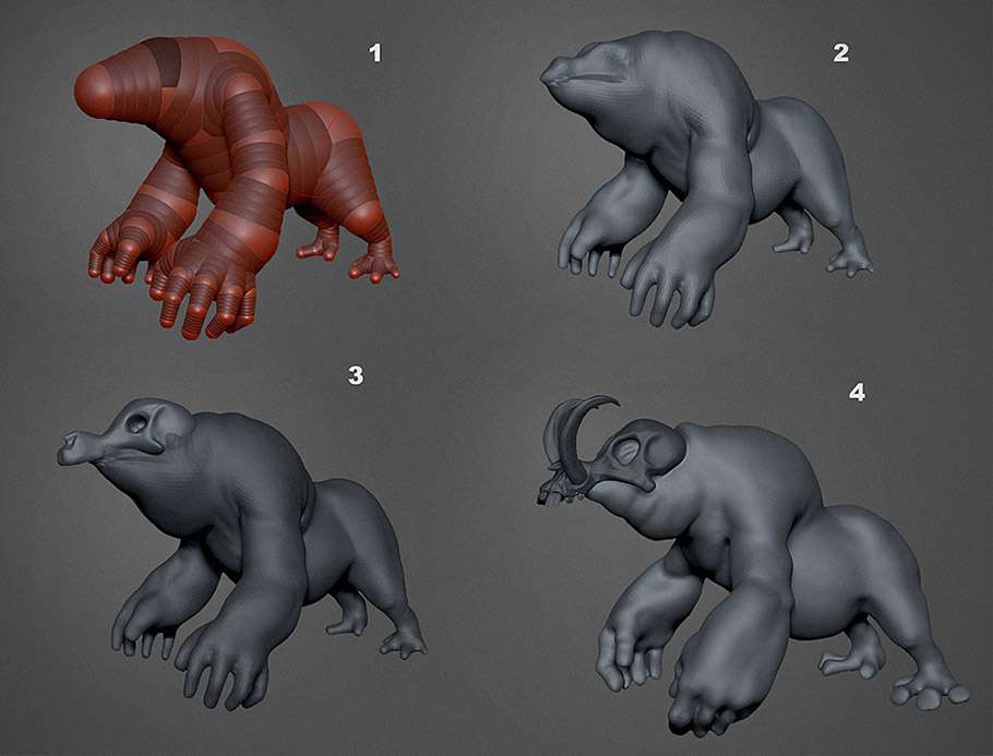 Як створити чотириногого монстра в ZBrush