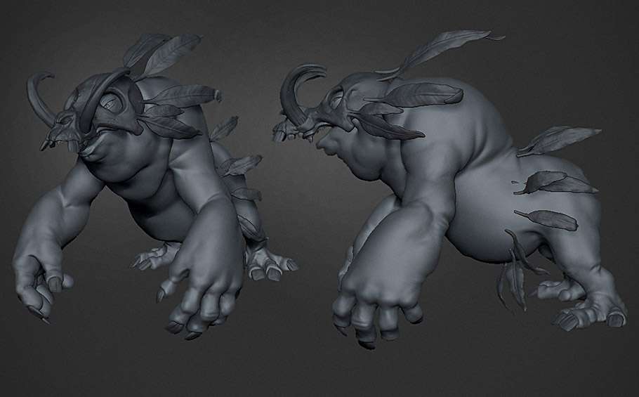 Як створити чотириногого монстра в ZBrush