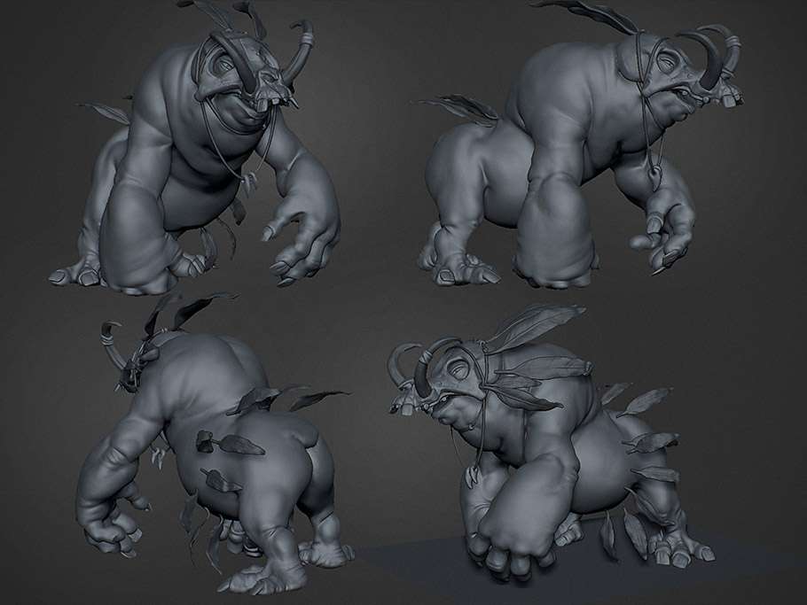 Як створити чотириногого монстра в ZBrush