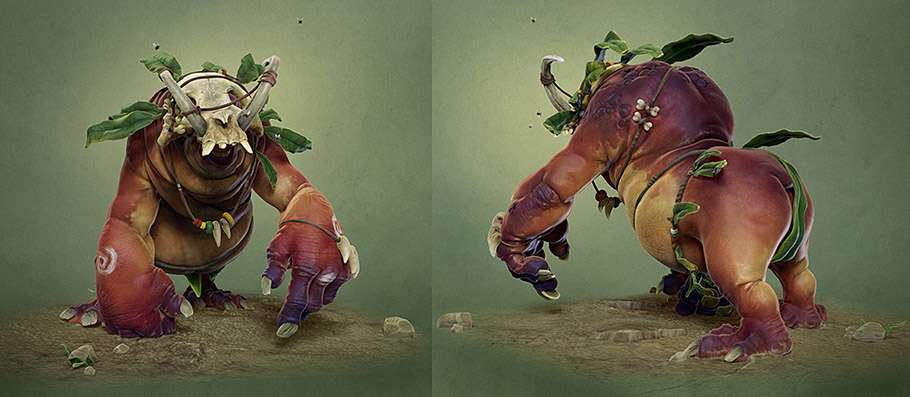 Як створити чотириногого монстра в ZBrush