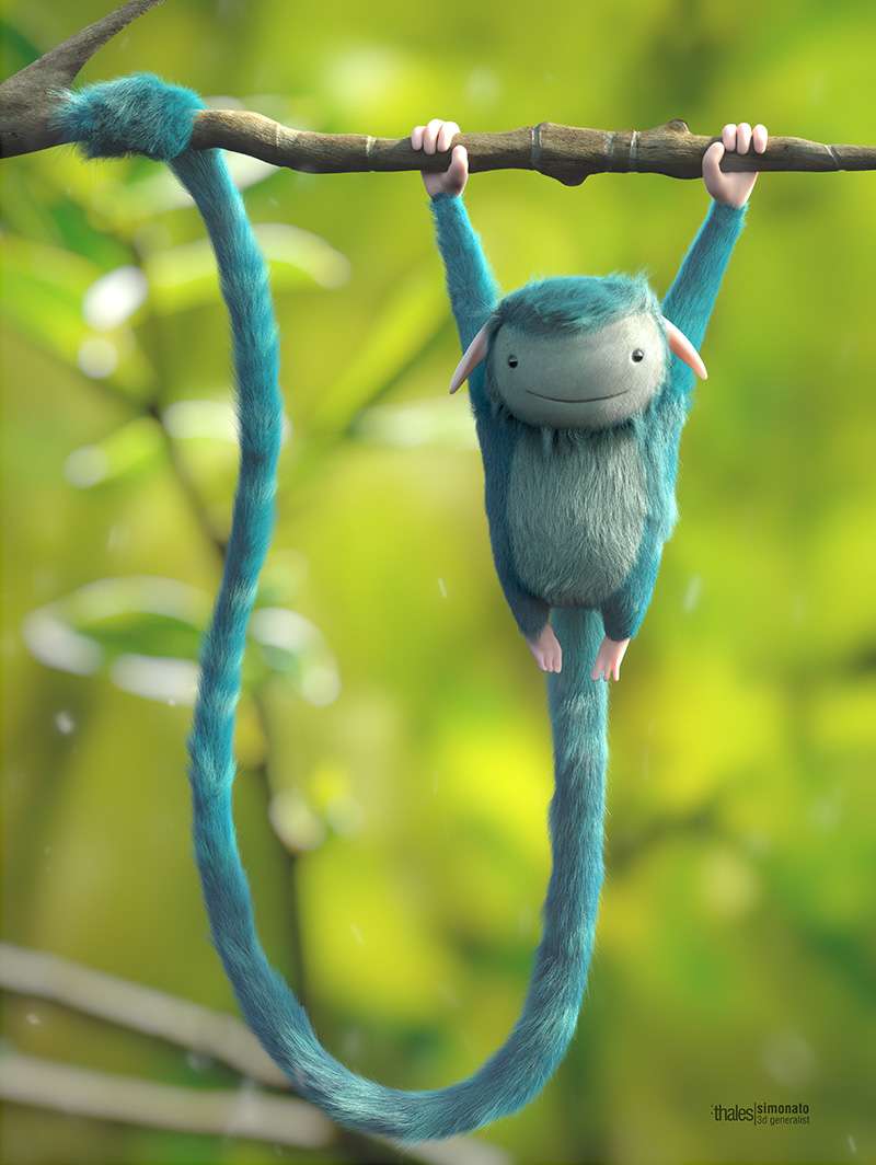Making of Blue Monkey
