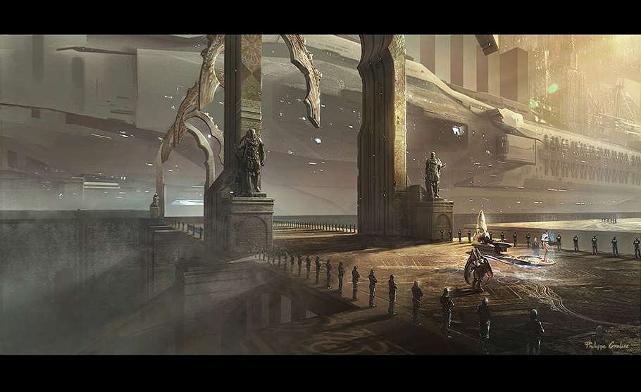 Concept art до фільму «Сходження Юпітер»