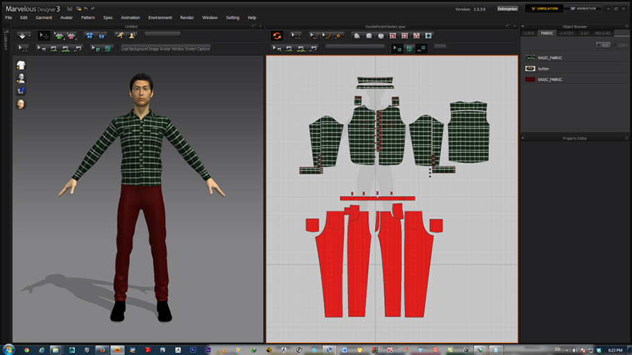 Чоловіча сорочка в Marvelous Designer 3