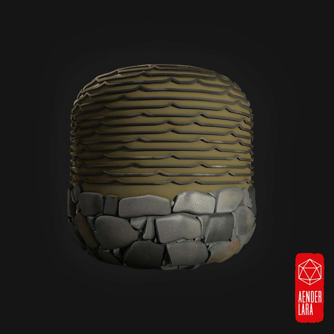 Textures & materials for games and renders