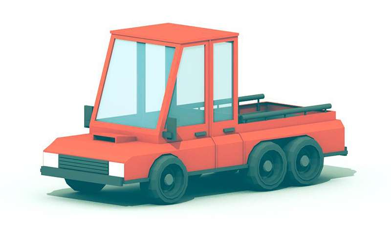 Low-poly машинки від Timothy Reynolds